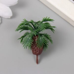 Декор для создания миниатюр (деревья) Пальма Цикас" 4,5 см