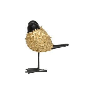 Декоративная «Птица», 12270135 мм, цвет золотой / чёрный