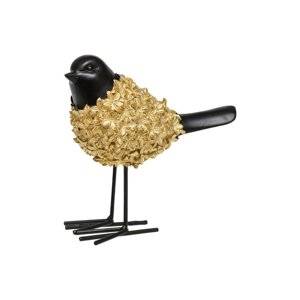 Декоративная «Птица», 16080150 мм, цвет золотой / чёрный
