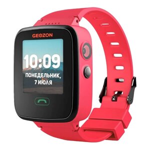 Детские смарт-часы Geozon Aqua G-W04PNK, 1.44", IPS, SIM, камера, GPS, 600 мАч, розовые