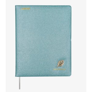 Дневник универсальный для 1-11 класса Leaf, твёрдая обложка, искусственная кожа, с поролоном, тиснение фольгой, ляссе, 80 г/м2