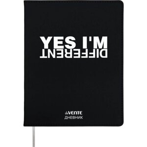 Дневник универсальный для 1-11 класса YES I'm Different, интегральная обложка, искусственная кожа, шелкография, ляссе, 80 г/м2