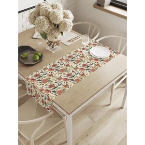 Дорожка на стол «Летнее цветение», оксфорд, размер 40х145 см