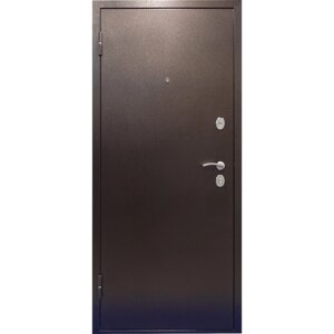 Дверь входная "Титан" металл/металл антик медь 2066х880 (правая)