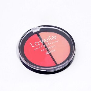 Двухцветные компактные румяна Мatt Velvet Blush, тон 01