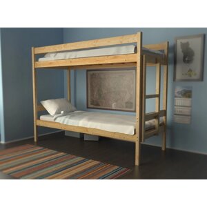 Двухъярусная кровать «Дюна», 80 190 см, массив сосны