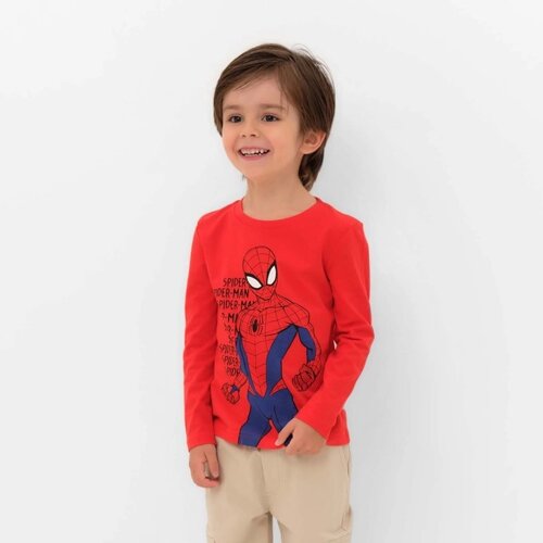 Джемпер детский MARVEL Spider man hero, рост 98-104 (30), красный