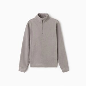 Джемпер флисовый мужской MINAKU: Fleece Soft, размер 52, серый