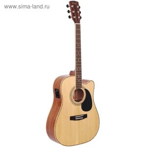 Электроакустическая гитара Cort AD880CE-NAT Standard Series с вырезом, цвет натуральный