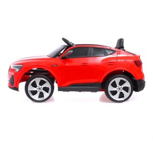Электромобиль AUDI e-tron Sportback, EVA колёса, кожаное сидение, цвет красный