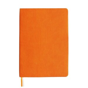 Ежедневник датированный 2024 A5 176 листов, deVENTE. Nobile, мягкая обложка из искусственной кожи, ляссе, кремовый блок 70 г/м2, оранжевый