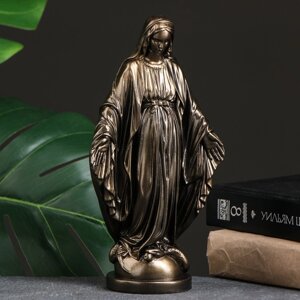 Фигура "Дева Мария" бронза, золото 24см