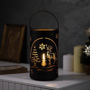 Фигура световая «Лесная поляна», 12.321 см, 1 LED. батарейки АААх3 (не в компл. свечение тёплое белое