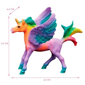 Фигурка «Мир фэнтези: Фиолетовый жеребёнок-единорог с крыльями»