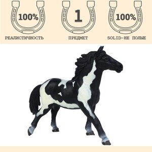 Фигурка «Мир лошадей: лошадь чёрно-белая»