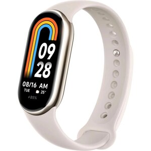 Фитнес-браслет Xiaomi Mi Smart Band 8, 1.62", Amoled, BT 5.1, 190 мАч, бежевый