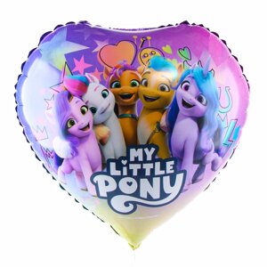 Фольгированный шар 18"Мой маленький Пони», сердце