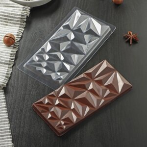 Форма для шоколада и конфет «Геометри», 188 см, цвет прозрачный