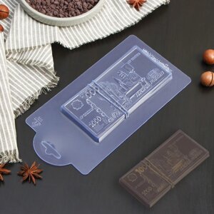 Форма для шоколада и конфет пластиковая «1000 рублей», 15,17,41,2 см, цвет прозрачный
