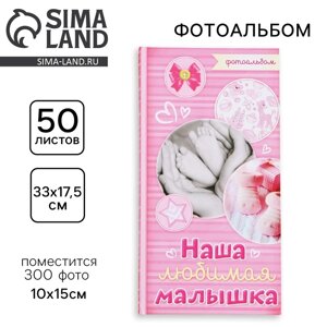 Фотоальбом на 300 фото 1015 см «Наша любимая малышка»