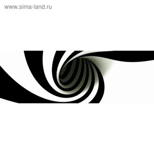 Фотообои "Черно-белая спираль" 3-А-319 (1 полотно), 440x150 см