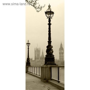 Фотообои "Серый мост" С-074 (1 полотно), 95x220 см