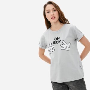 Футболка Oh boy Микки Маус, серый