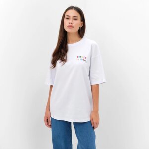 Футболка женская MIST Rainbow р. L-XL, белый