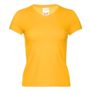 Футболка женская, размер 46, цвет жёлтый