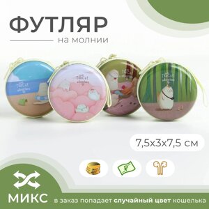 Футляр для монет/наушников на молнии, МИКС