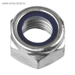 Гайка ЗУБР, со стопорным кольцом, DIN985, оцинкованная, М20, 5 кг