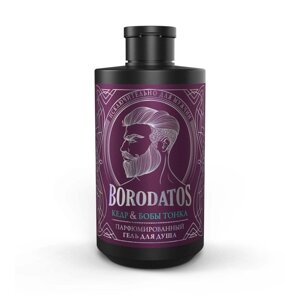 Гель для душа парфюмированный Borodatos кедр и бобы тонка, 400 мл