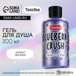 Гель для душа, увлажнение, 300 мл, аромат черники, TeenBee