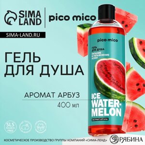 Гель для душа женский Ice watermelon, 400 мл, аромат арбуза, PICO MICO