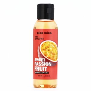 Гель для душа женский Sweet passionfruit, 100 мл, аромат маракуйи, PICO MICO