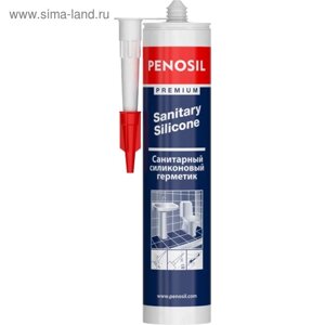 Герметик силиконовый санитарный белый Penosil S 280 мл