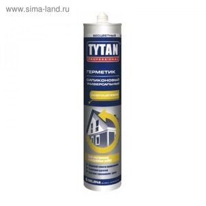 Герметик Tytan Professional (06388/20027), силиконовый, универсальный, бесцветный, 280 мл