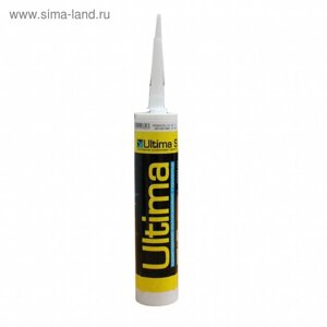 Герметик Ultima S силиконовый санитарный белый 280 мл