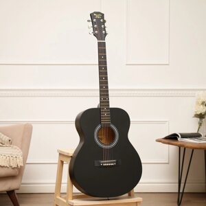 Гитара акустическая, цвет черный, 102см