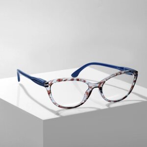 Готовые очки GA0045 (Цвет: C1 коричневый принт; диоптрия:3,5; тонировка: Нет)