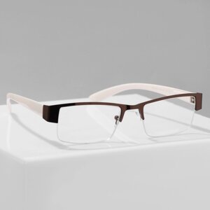 Готовые очки GA0524 (Цвет: C3 бежевый; диоптрия: 3; тонировка: Нет)