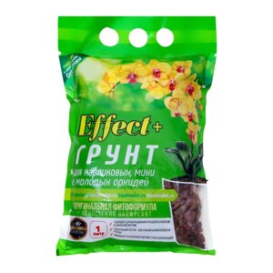Грунт для мини орхидей Effect+пеностекло, 1 л