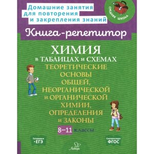 Химия в таблицах и схемах. 8-11 класс. Теоретические основы общей, неорганической и органической химии, определения и законы. Лилле В. П.