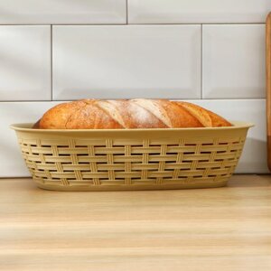 Хлебница плетеная, 3 л, 30,5218 см, цвет микс