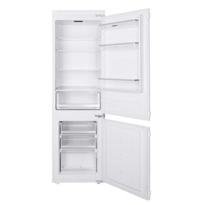 Холодильник HOMSair FB177SW, встраиваемый, двухкамерный, класс А+273 л, белый