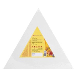 Холст на картоне хлопок 100%треугольный 30 см, 3 мм, ЗХК "Сонет", акриловый грунт, среднее зерно, 142452069