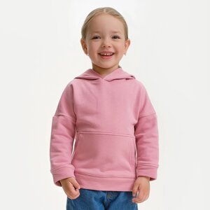 Худи для девочки KAFTAN "Basic line", размер 32 (110-116), цвет розовый