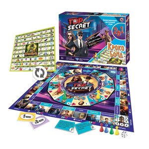 Игра настольная «Top secret + Крокобонд», 2-4 игроков, 9+