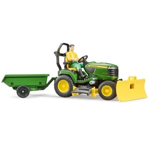 Игровой набор Трактор John Deere с прицепом и фигуркой