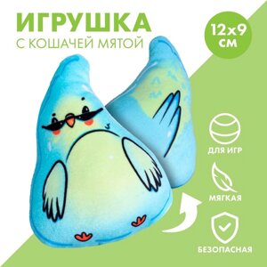 Игрушка для кошек с мятой «Попугайчик», 12 х 8,9 см